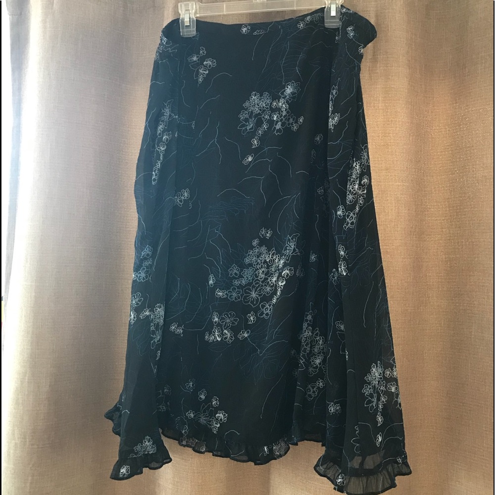 Wear to work long skirt
